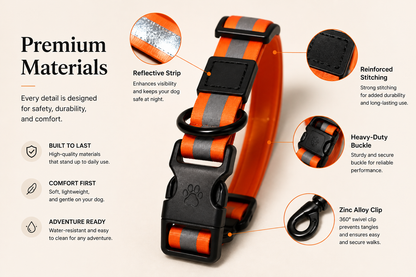 Pawelle™ Reflecta Collar & Leash Set